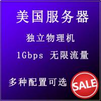美国服务器独立物理机1G大带宽大硬盘国际线路外贸电商流媒体